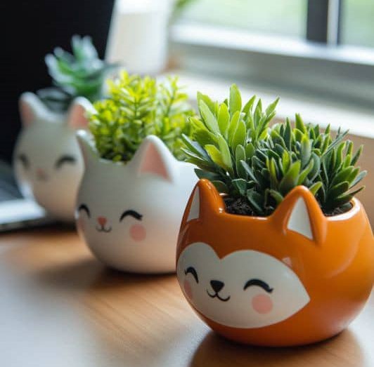 گلدان های فانتزی چهره