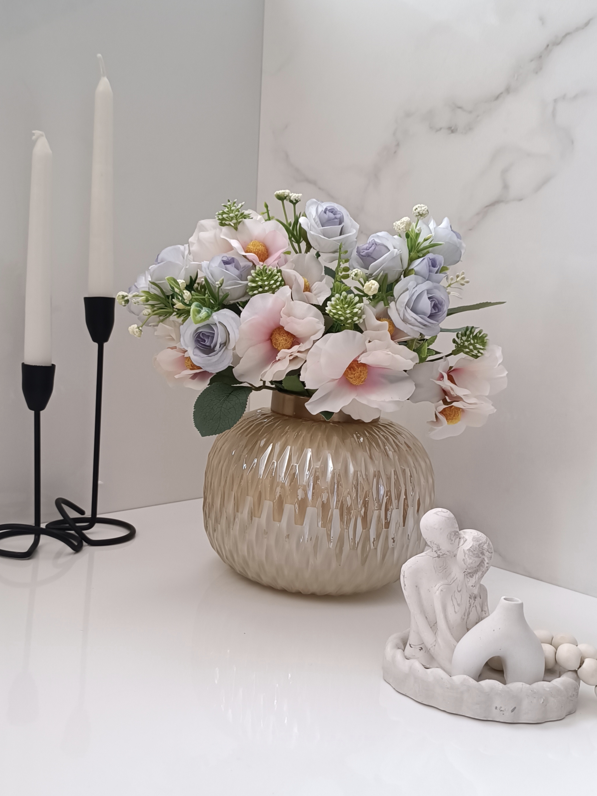 گلدان گل مصنوعی وارداتی