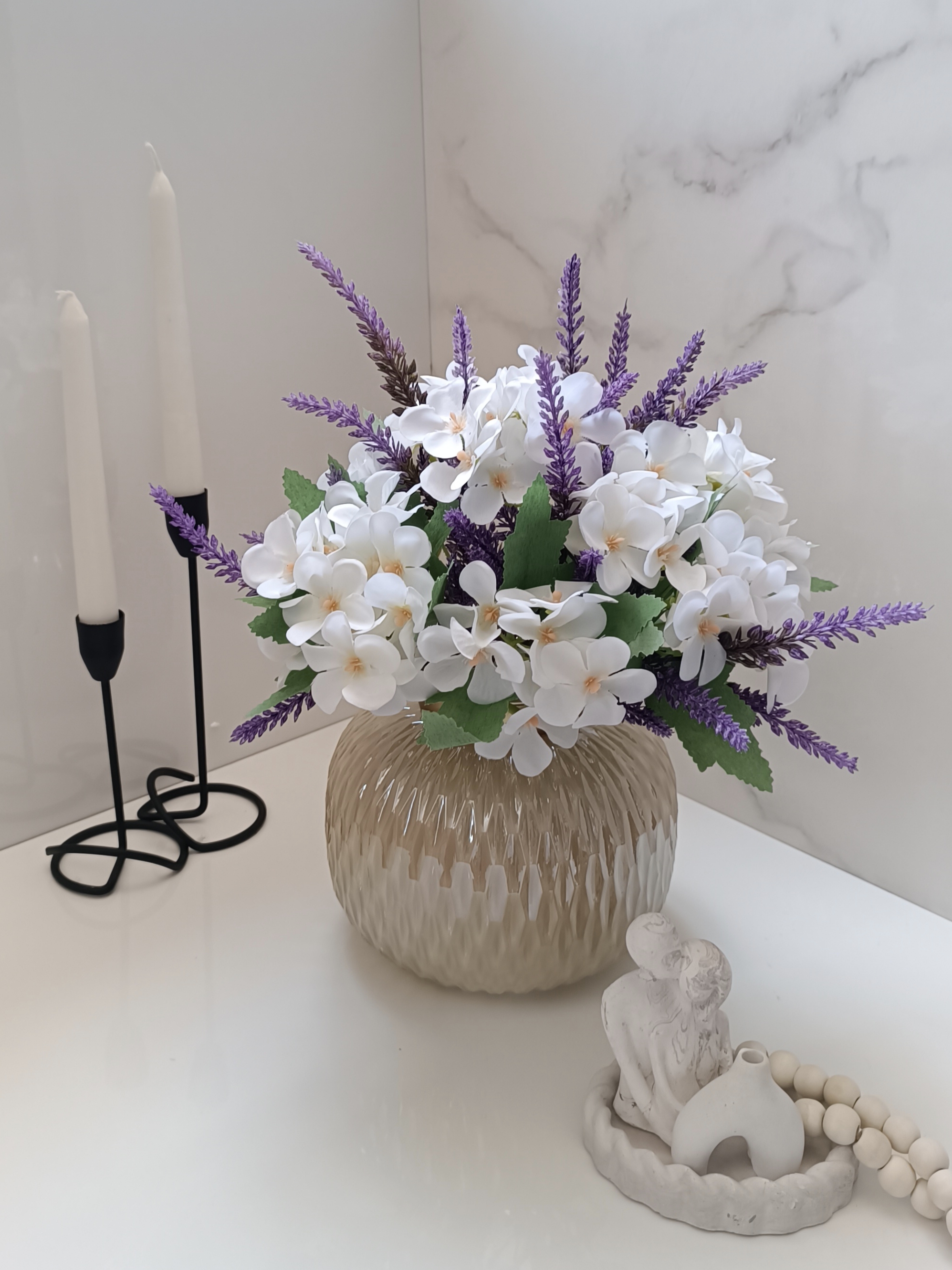 گلدان گل مصنوعی وارداتی